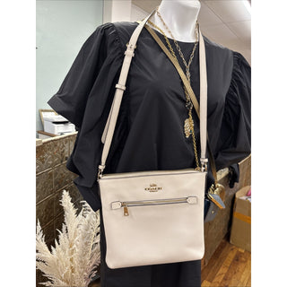 coach white crossbody bag