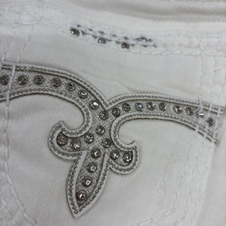 Rock Revival Jeans Crystals Embroidered Shorts 28