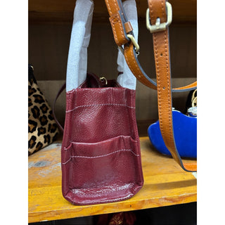 Sam Edelman Burgundy Patent Satchel