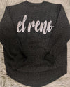 Silver Metallic Puff El Reno Sweatshirt