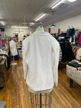 Aqua white Blazer for Women Size XL