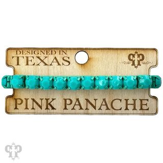 Prong Set Rhinestone Stretch Bracelet