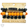 Orange & Black Bracelet Set