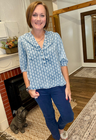 Dear John Sidney Tulip Crest Top