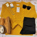 Another Love Priya Ochre Sweater