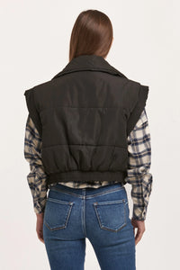 Dear John Rosalia Relaxed Black Vest