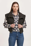 Dear John Rosalia Relaxed Black Vest