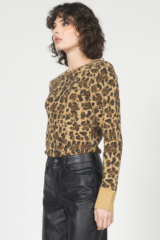 Dear John Ania Leopard Thermal Top