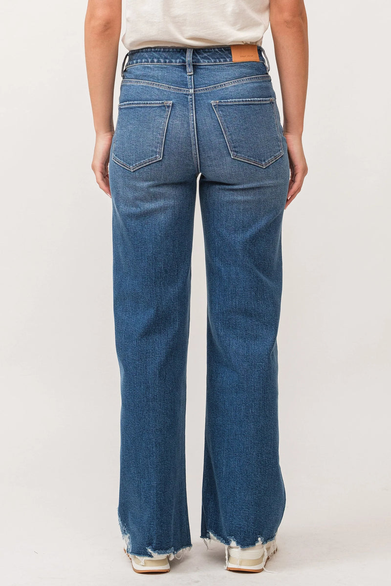 Dear John Fiona Portvell High Rise Wide Leg Jeans