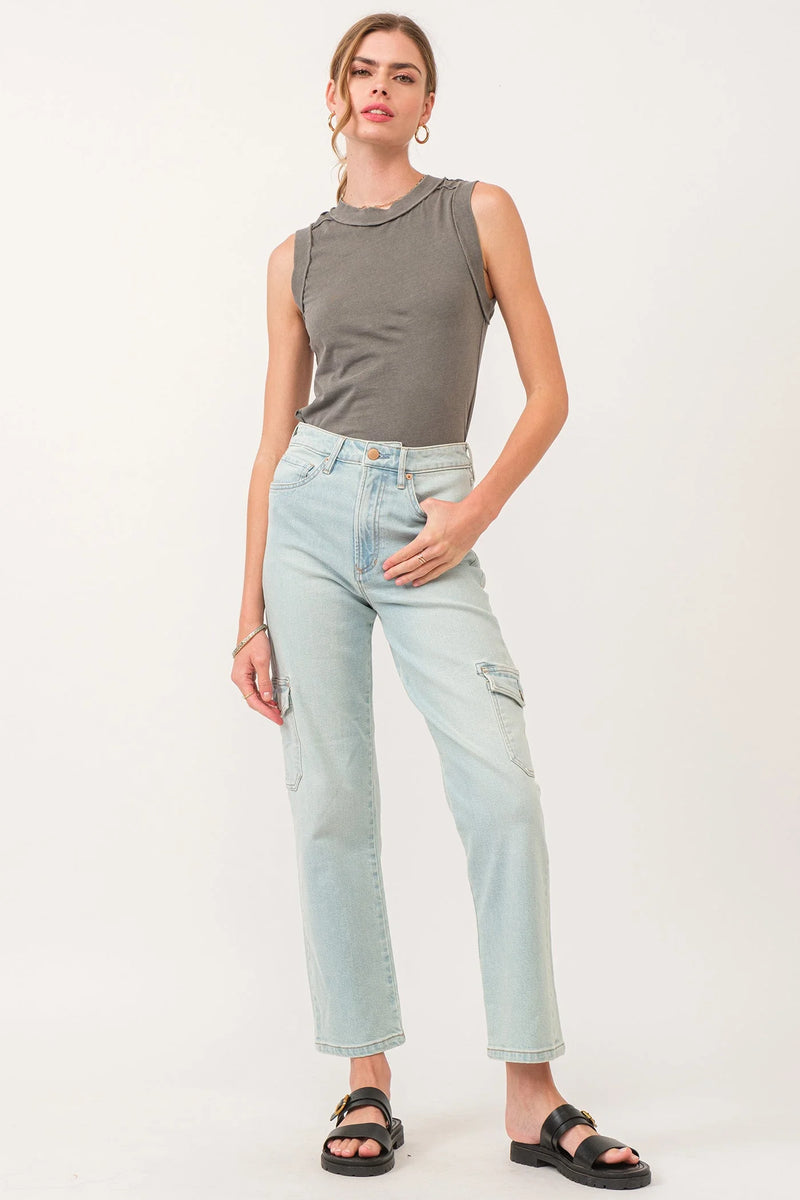 Dear John 90's High Rise Foster Ankle Straight Jeans