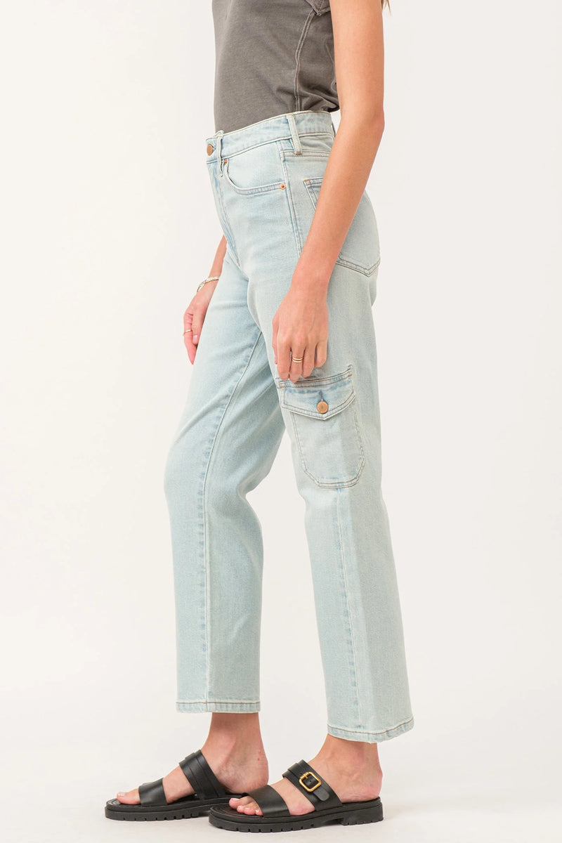 Dear John 90's High Rise Foster Ankle Straight Jeans