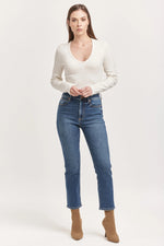 Dear John Frankie High-Rise Midtown Straight Jeans