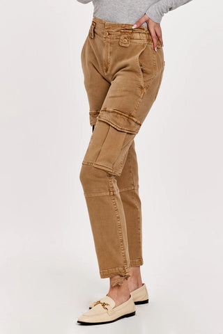 Dear John Richie High Rise Slim Straight Cargo Pants