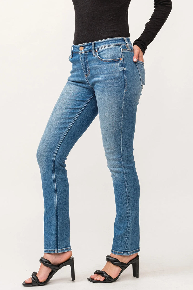 Dear John Blaire Savoy Mid Rise Slim Straight Jeans