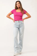 Dear John Holly Seaside Straight High Rise Jeans