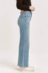 Dear John Fiona Artic Denim High Rise Wide Leg Jeans