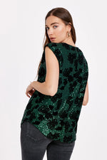 Yanis Sparkling Lily Top