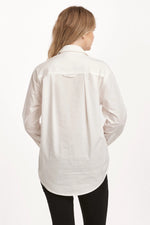 Dear John Lola Oversized White Button Down