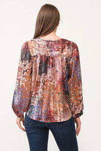 Dear John Alessia Tinsel Garden Top