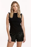 Dear John Bridget Black Sleeveless Top