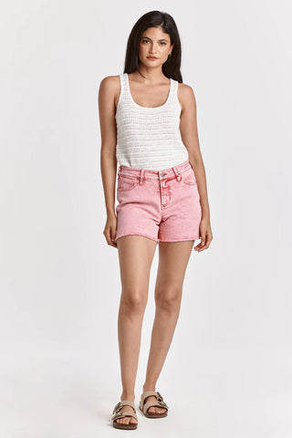 Dear John Gigi Viva Magenta Mid Rise Shorts