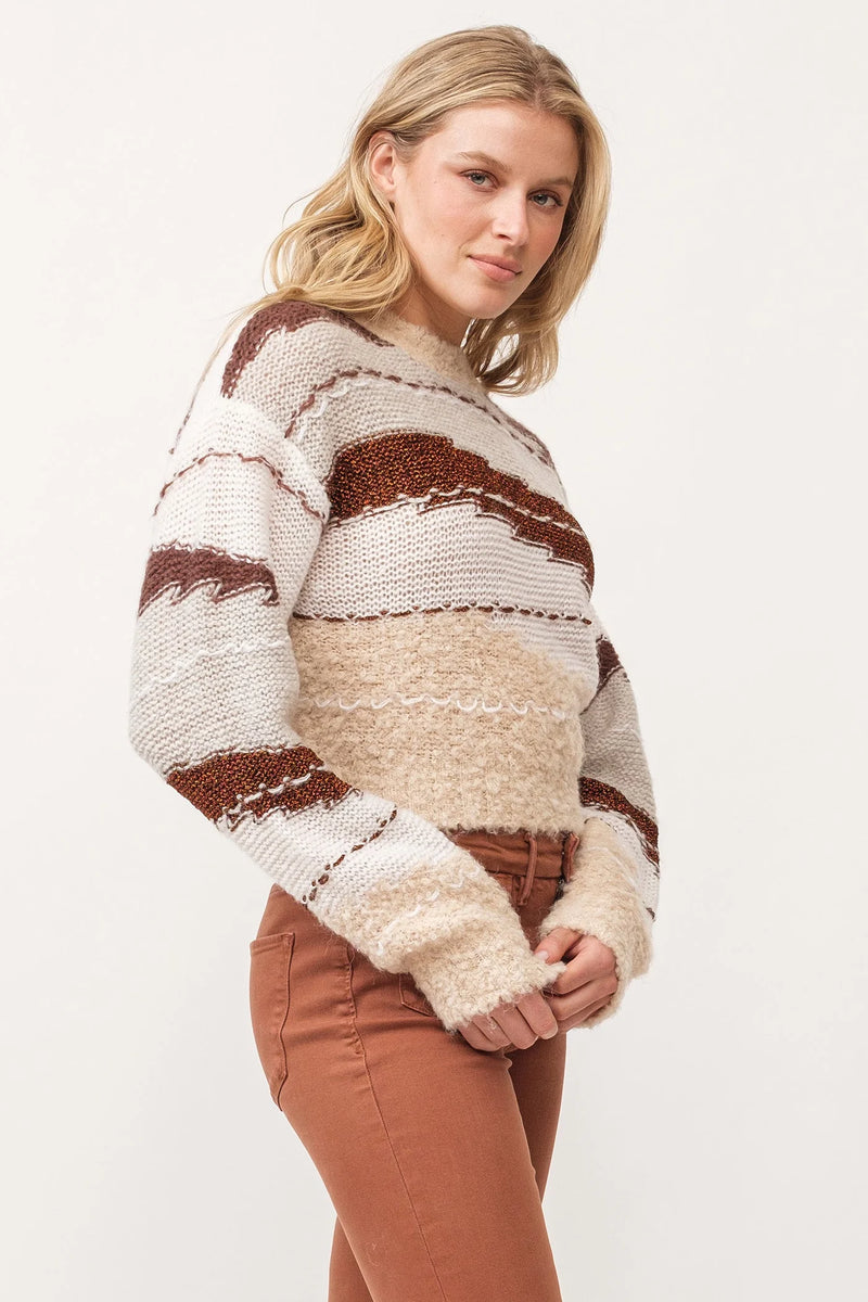 Dear John Gabriela Toasted Gingerbread Sweater