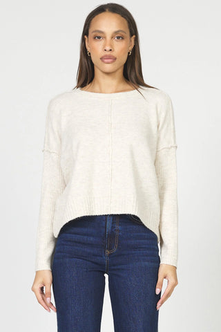 Dear John Ayat Pearl Cream Sweater
