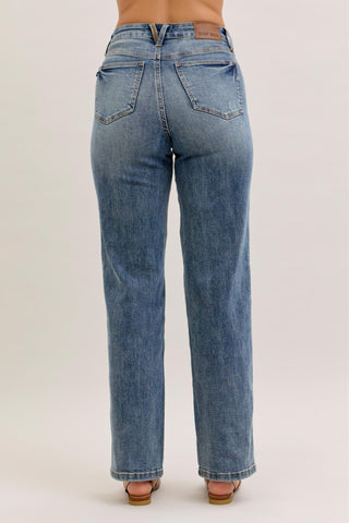 Judy Blue HR Tummy Control Straight Jeans