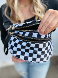 Checkered Bum Bag