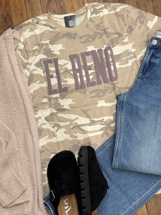 Natural Camo El Reno Tee