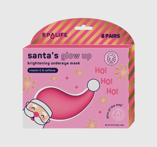 Christmas Holiday Santa's Glow Up Brightening Undereye Masks