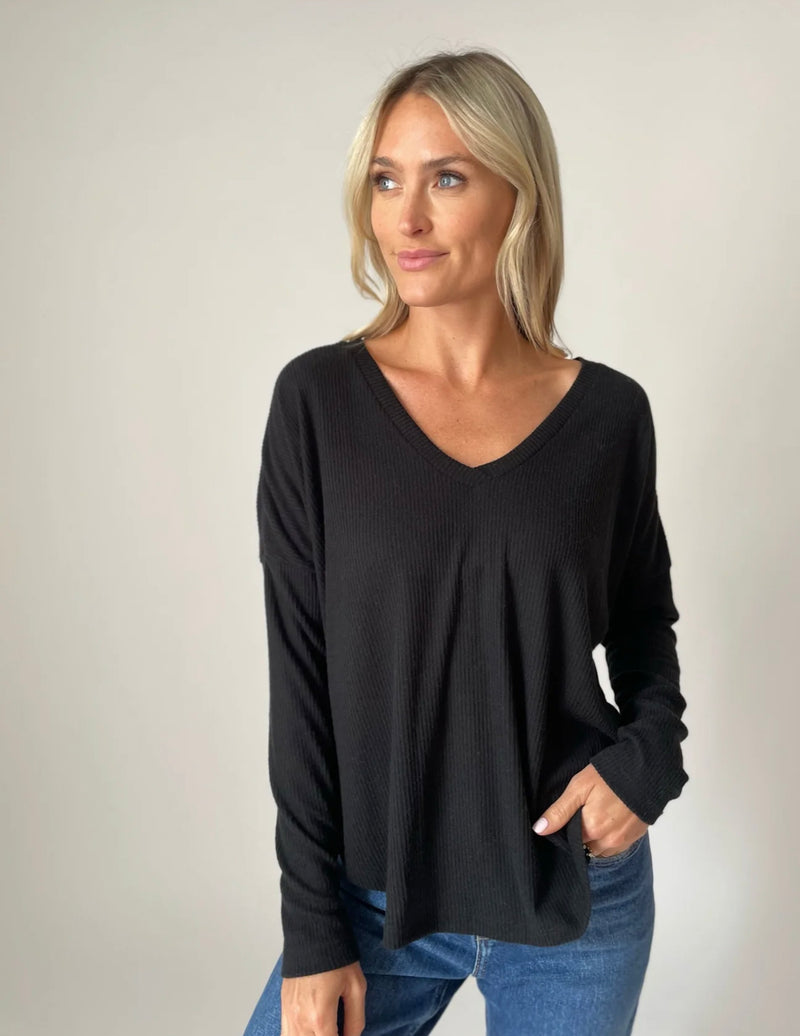 Cecilia Ribbed Everday Top