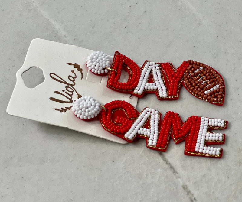 OU Game Day Earrings