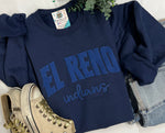 El Reno Indians Puff Ink Sweatshirt