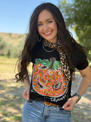 Callie Ann Thankful Pumpkin Tee