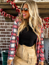 Holiday Plaid Lola Cardigan