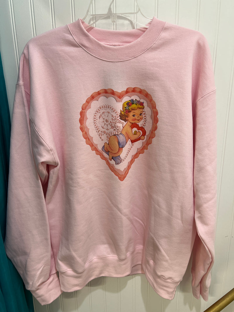 Pink Cupid Sweatshirt