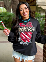 Candy Cane Present Sweatshirt