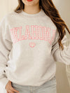 Oklahoma Gingham Heart Sweatshirt