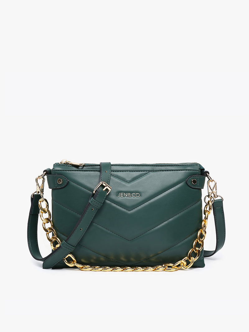 Britt Puffer Crossbody w/ Snaps