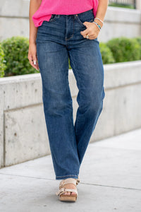 Judy Blue Tummy Control Straight Jeans