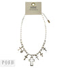 Charm Necklace w/Crosses