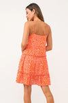 Dear John Phoebe Tropical Papaya Tank Dress