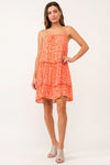 Dear John Phoebe Tropical Papaya Tank Dress