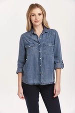 Dear John Star Independence Blue Western Shirt