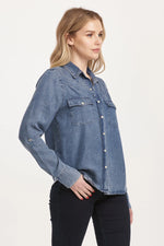 Dear John Star Independence Blue Western Shirt