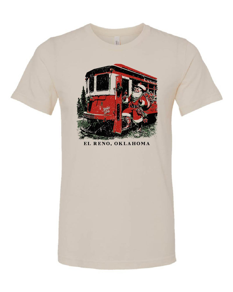 El Reno Cowboy Santa Trolley Tee