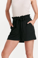 Another Love Derby Black Paperbag Shorts