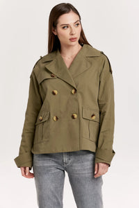 Another Love Vega Vineyard Boxy Trench Coat