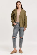 Another Love Vega Vineyard Boxy Trench Coat